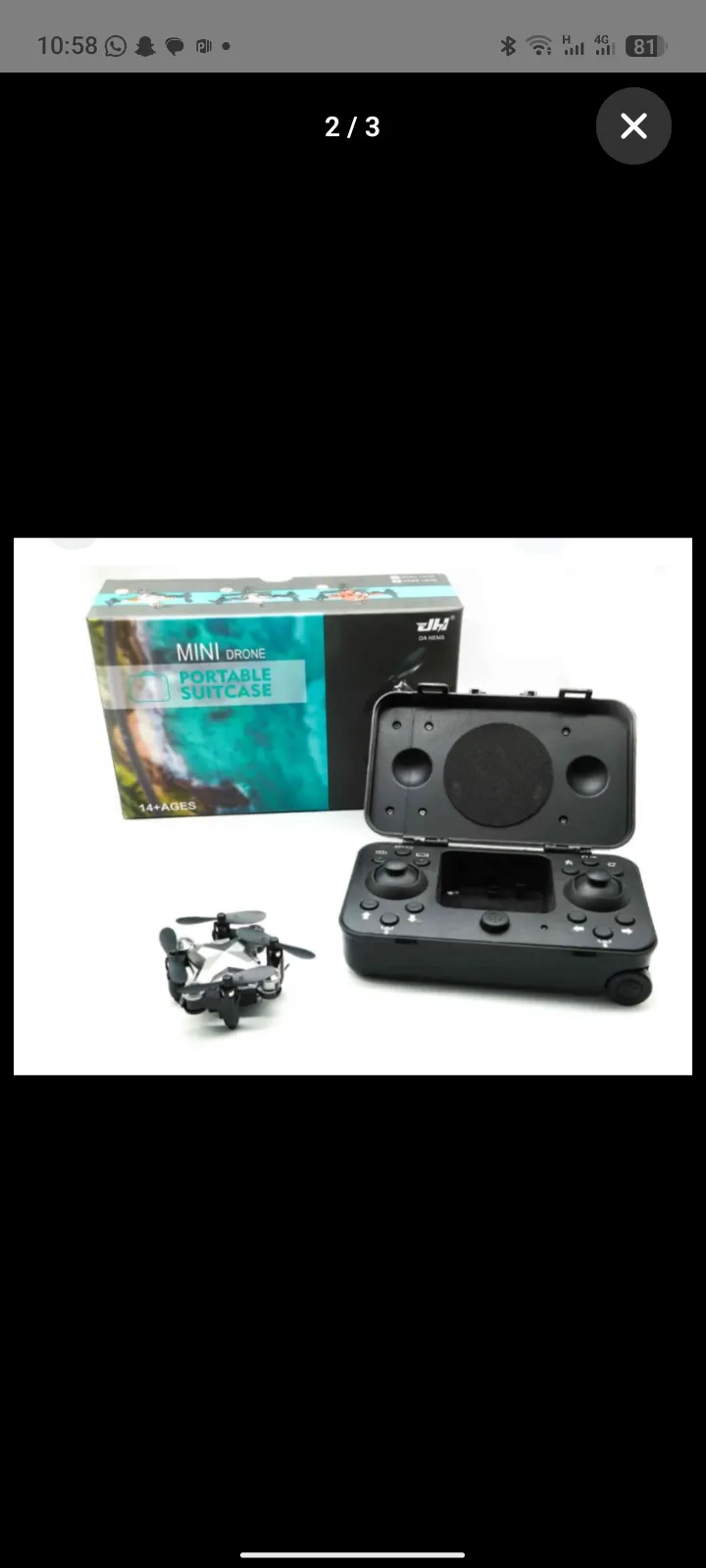 Mini Drone Connecté – Compact, Intelligent et Fun - Vue détaillée 2