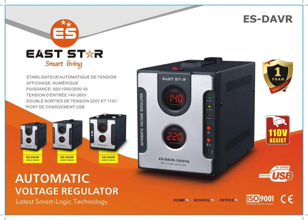 Stabilisateur 1000va  - Vue détaillée 1