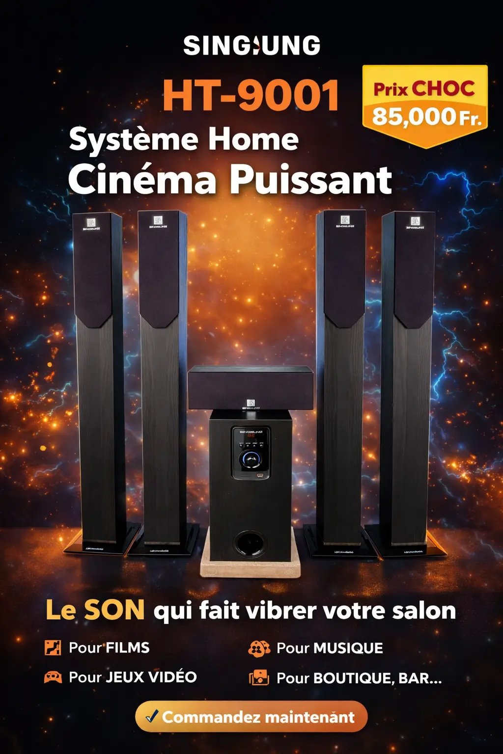 BOOMER HT-9001 - Vue détaillée 2