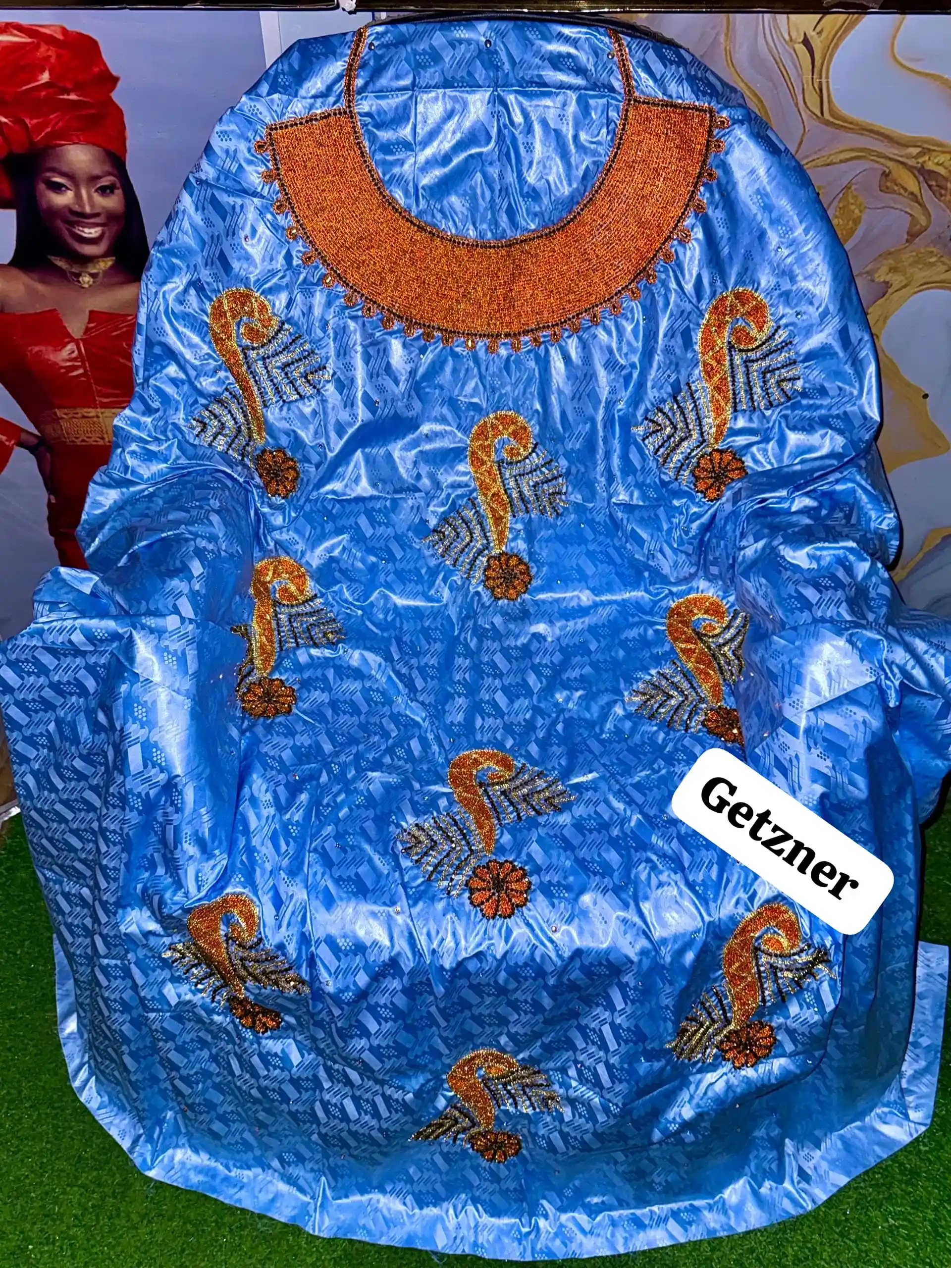 ✨ Bazin Perlage Royal – Qualité Supérieure ✨ - Vue détaillée 2