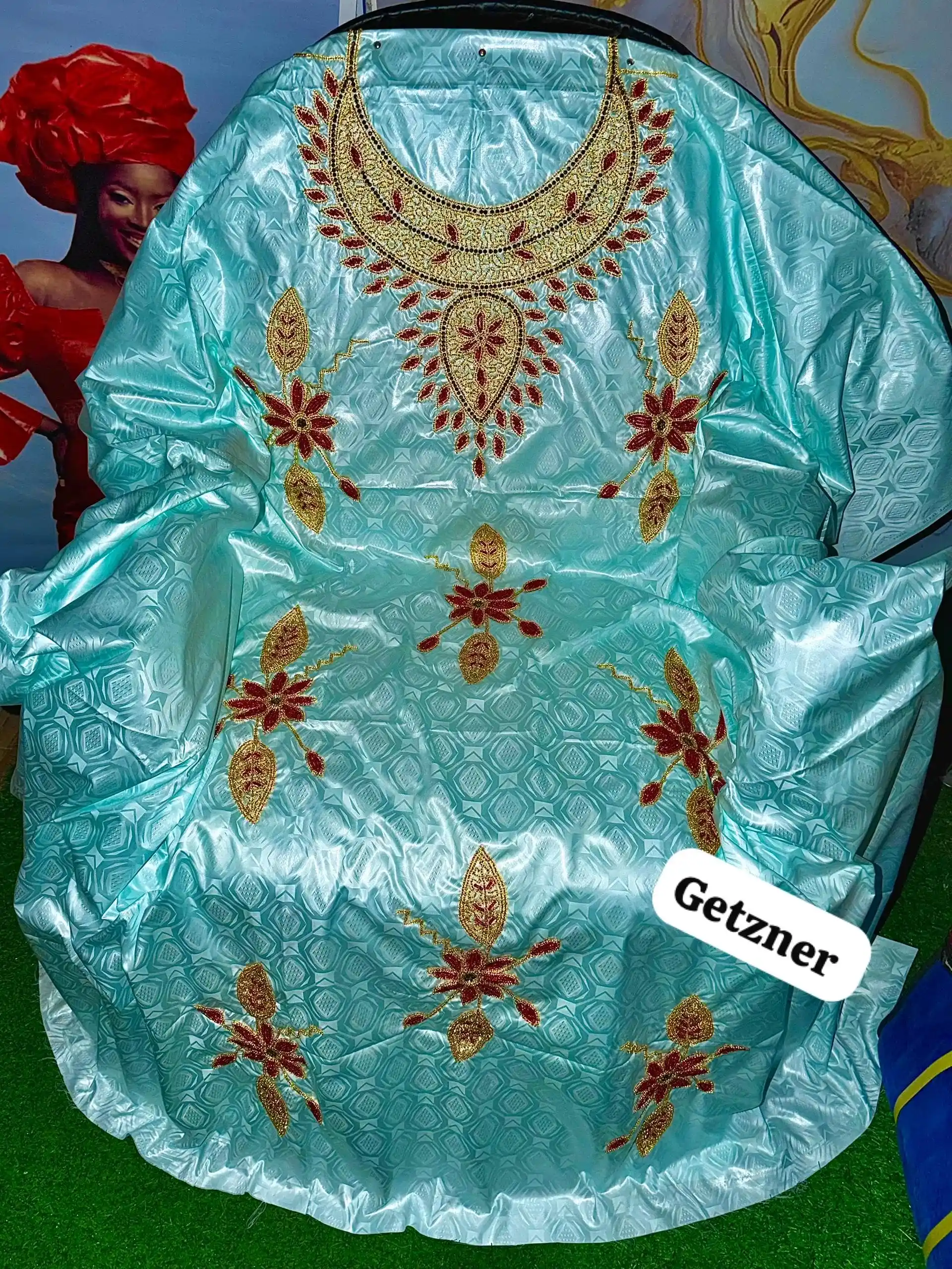 ✨ Bazin Perlage Royal – Qualité Supérieure ✨ - Vue détaillée 3