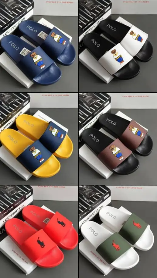 Claquettes de luxe à bride large Collection Elite Slide : Le Confort Rencontre le Style Iconique - Vue détaillée 1