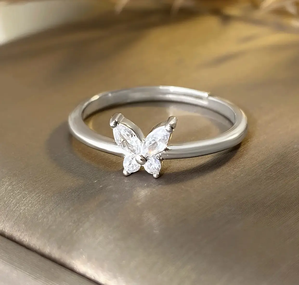 Vue alternative 4 - Ensemble boucles bague en argent 
