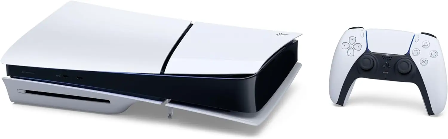 Vue alternative 1 - Sony PlayStation 5 slim avec 1 manette dans le carton.
