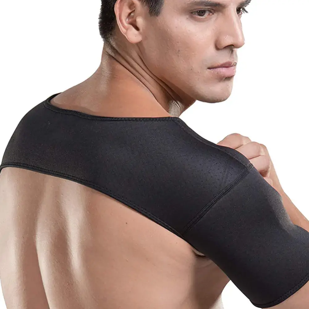Vue alternative 2 - EXCEART Support D'épaule Double Conception Réglable Épaule Wrap Protecteur Bandoulière Brace pour Randonnée en Plein Air Levage Sports