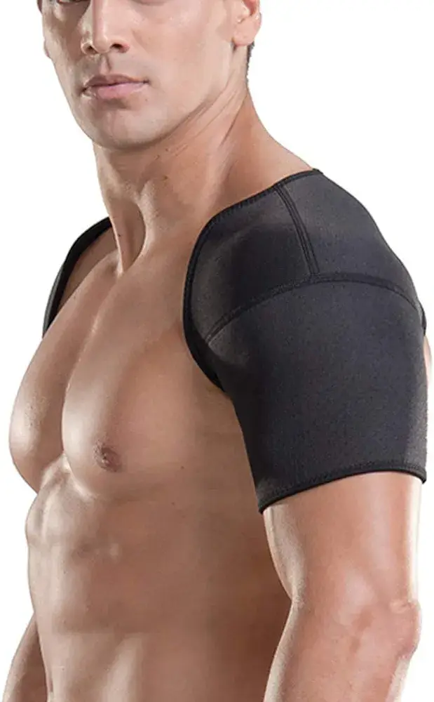 Vue alternative 3 - EXCEART Support D'épaule Double Conception Réglable Épaule Wrap Protecteur Bandoulière Brace pour Randonnée en Plein Air Levage Sports