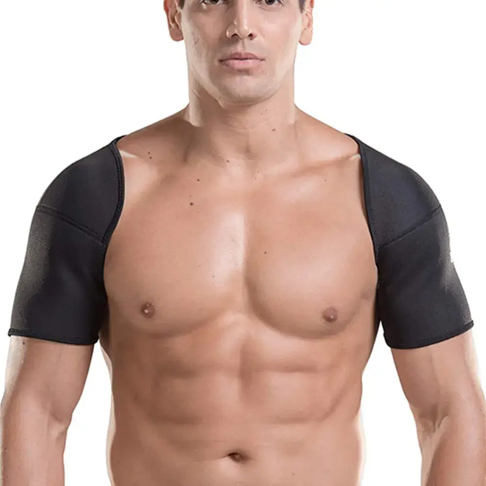 Vue alternative 4 - EXCEART Support D'épaule Double Conception Réglable Épaule Wrap Protecteur Bandoulière Brace pour Randonnée en Plein Air Levage Sports