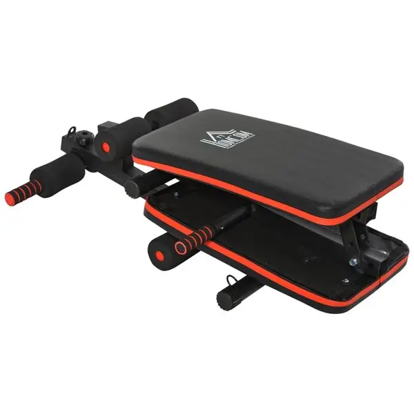 Vue alternative 3 - Banc pour redressement assis et entraînement abdominal Soozier ajustable et pliable, sur pieds