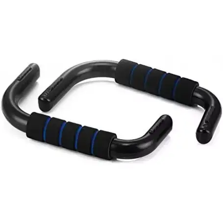 Vue alternative 2 - Barres De Push-Up Avec Poignées En Mousse, Antidérapante Pour Un Entraînement Au Sol, Idéal A La Maison, En Salle Et Fitness