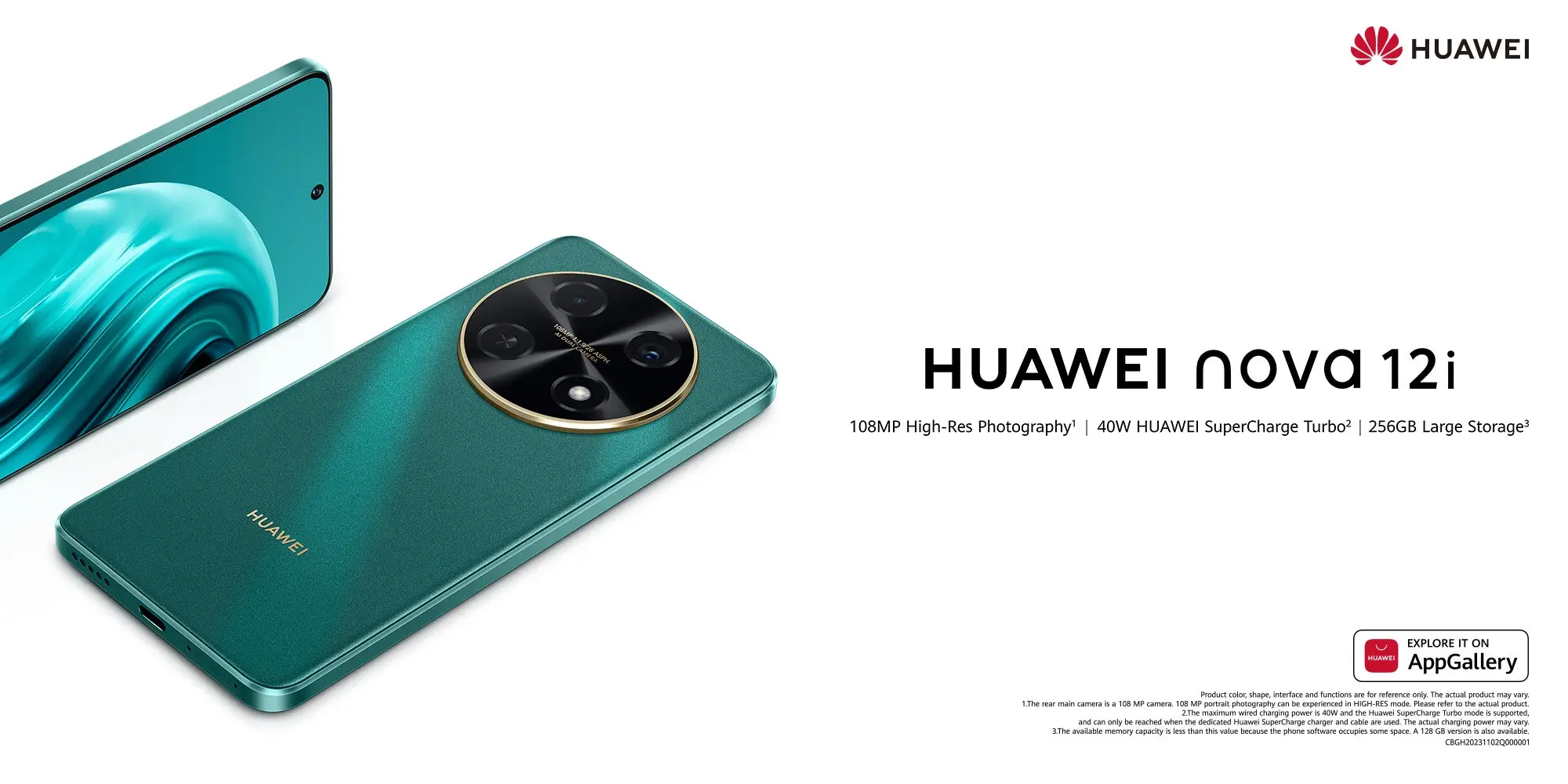 Vue alternative 2 - Huawei nova 12i neuf dans carton 