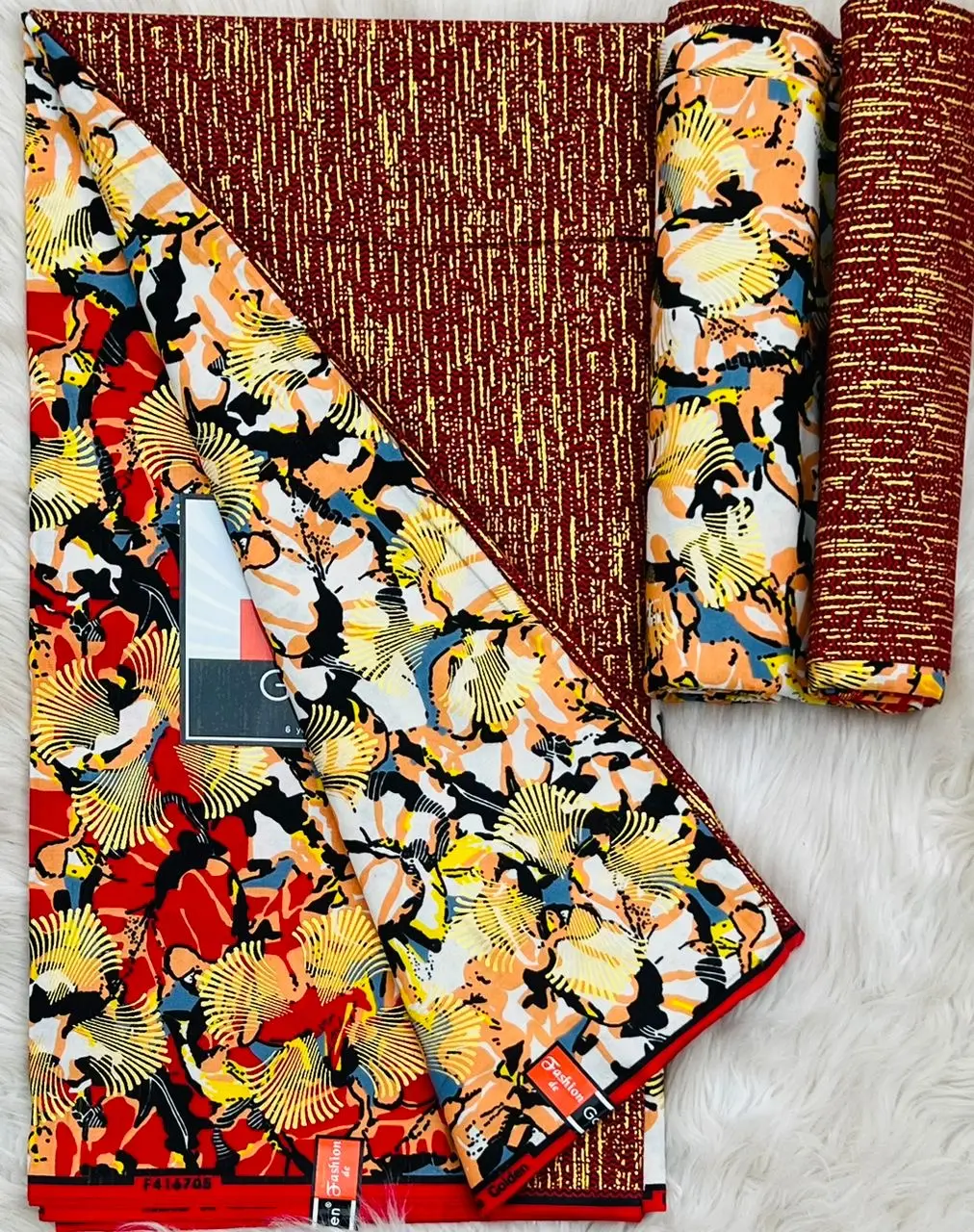 Vue alternative 3 - Wodine tissus 3 mètres multicolores 