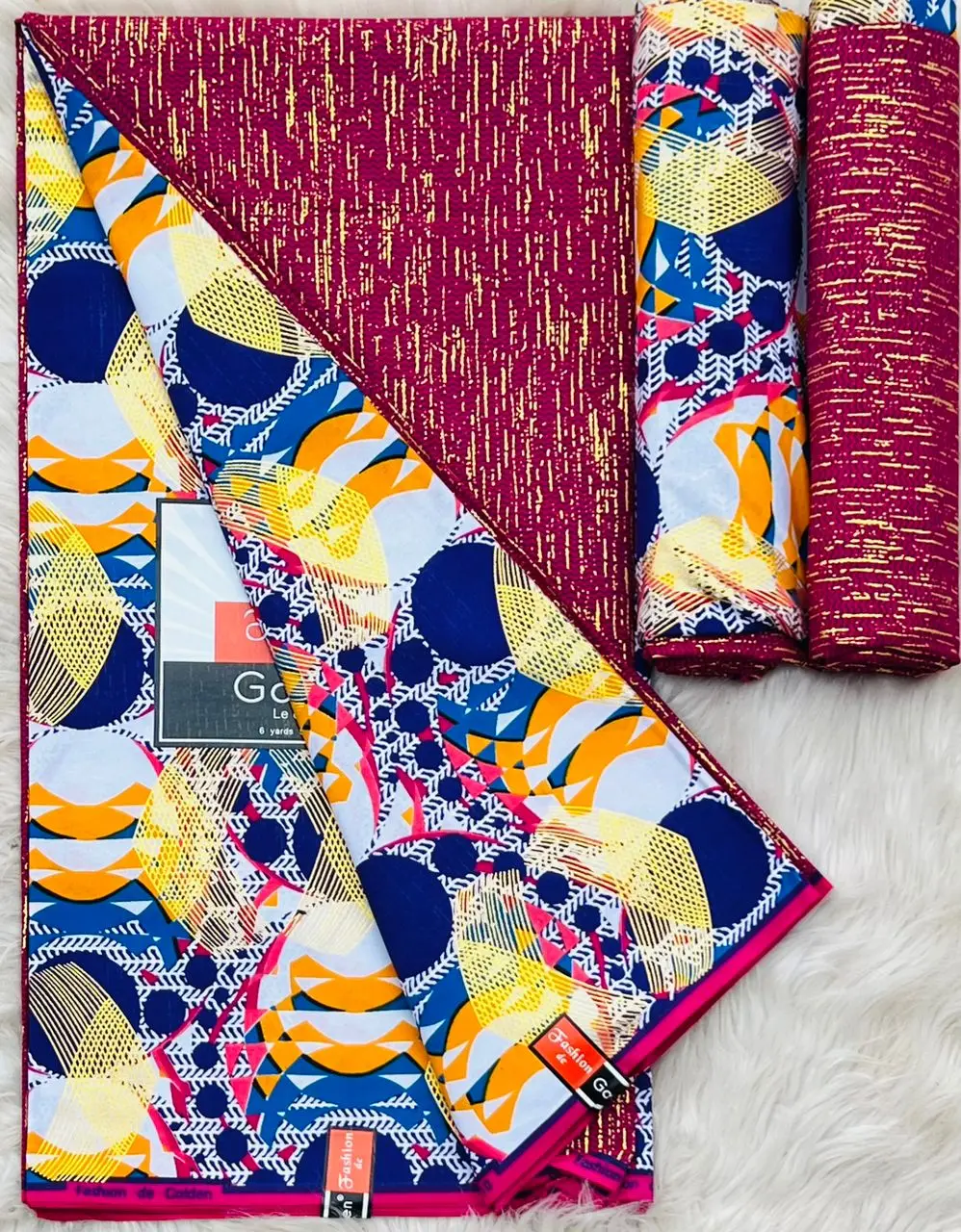 Vue alternative 6 - Wodine tissus 3 mètres multicolores 
