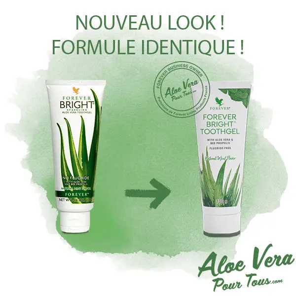Vue alternative 2 - Aloe vera Gel dentaire, sans fluor et non abrasif