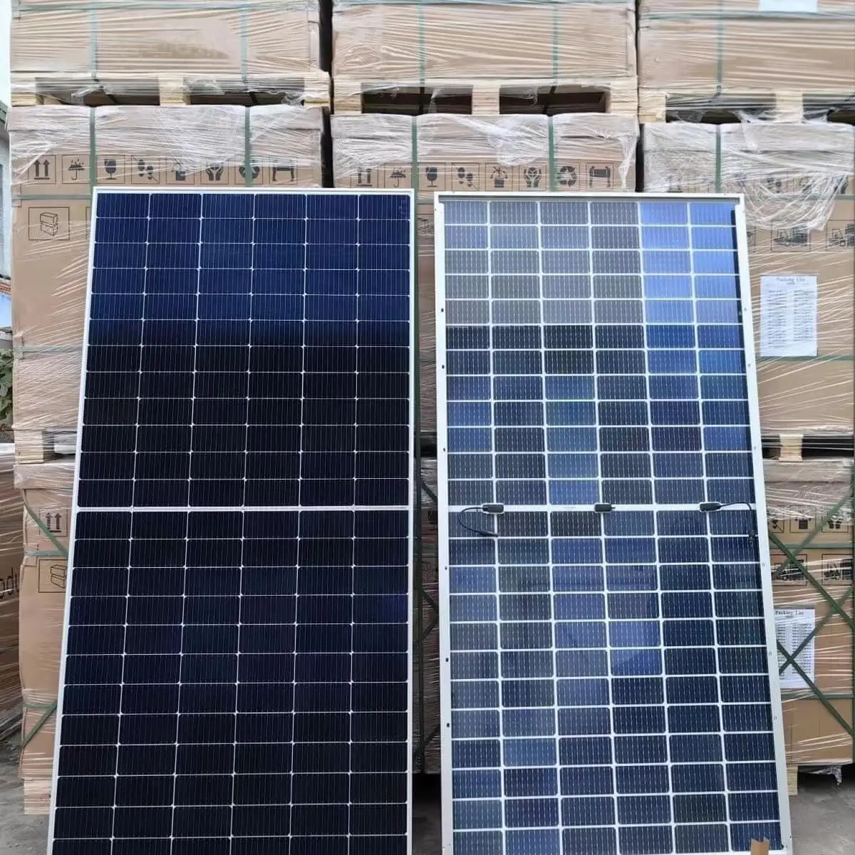 Vue alternative 1 - Panneaux solaires 445 watts bifacial 