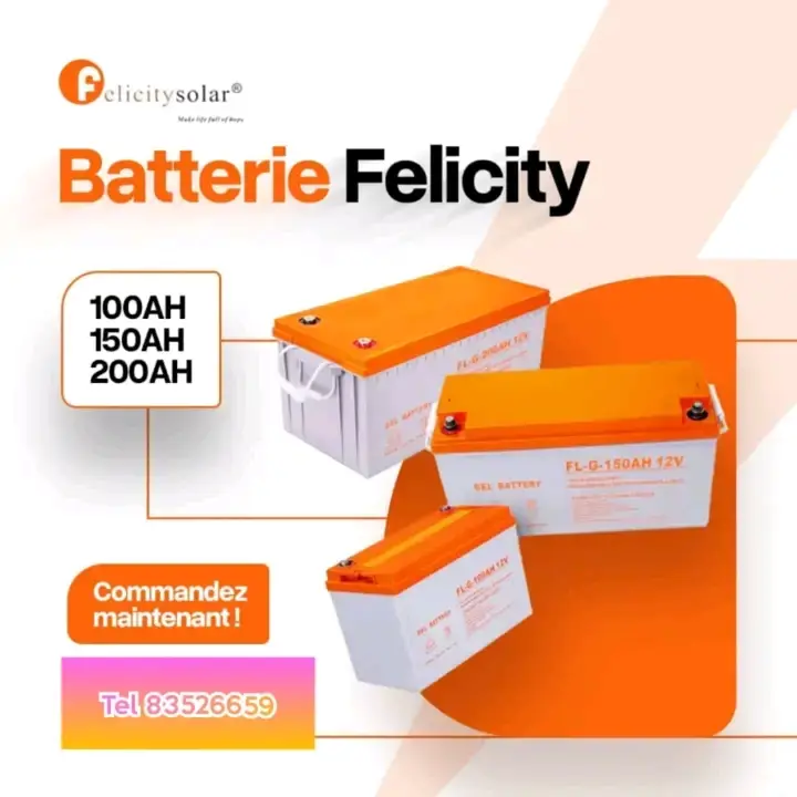 Vue alternative 1 - Batterie Felicity Gel 200ah 