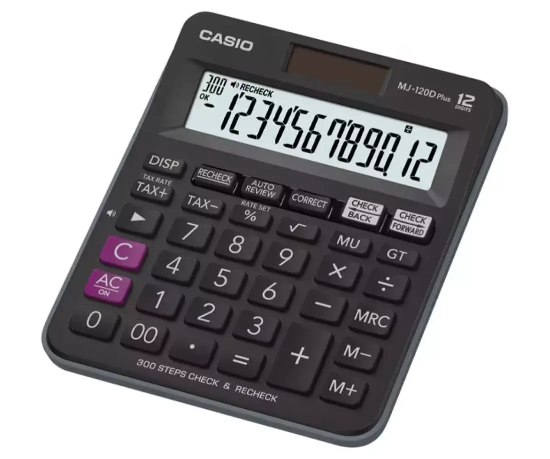 Vue alternative 1 - Casio calculatrice MJ-120D Plus