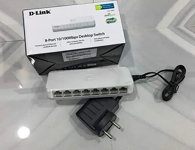 Vue alternative 4 - Switch 8port D link 