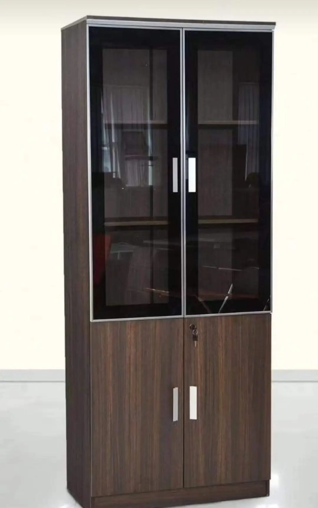 Vue alternative 1 - Armoire 2 battant vitre