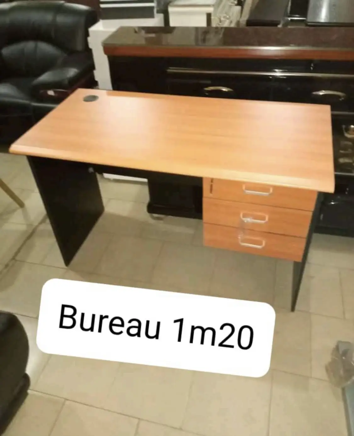 Vue alternative 1 - 1m20 Bureaux simple 