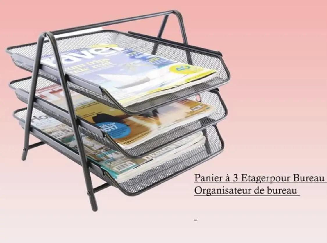Vue alternative 1 - Panier à 3 Étager 