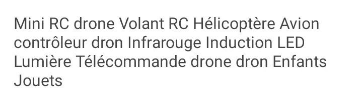 Vue alternative 3 - Drone pour enfants 