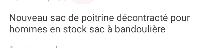 Vue alternative 1 - Sac de poitrine pour Homme 