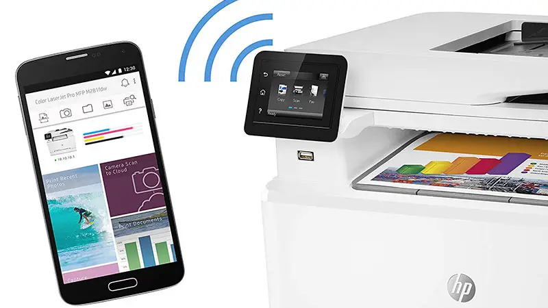 Vue alternative 2 - Imprimante hp color laserjet Pro MF283fdn