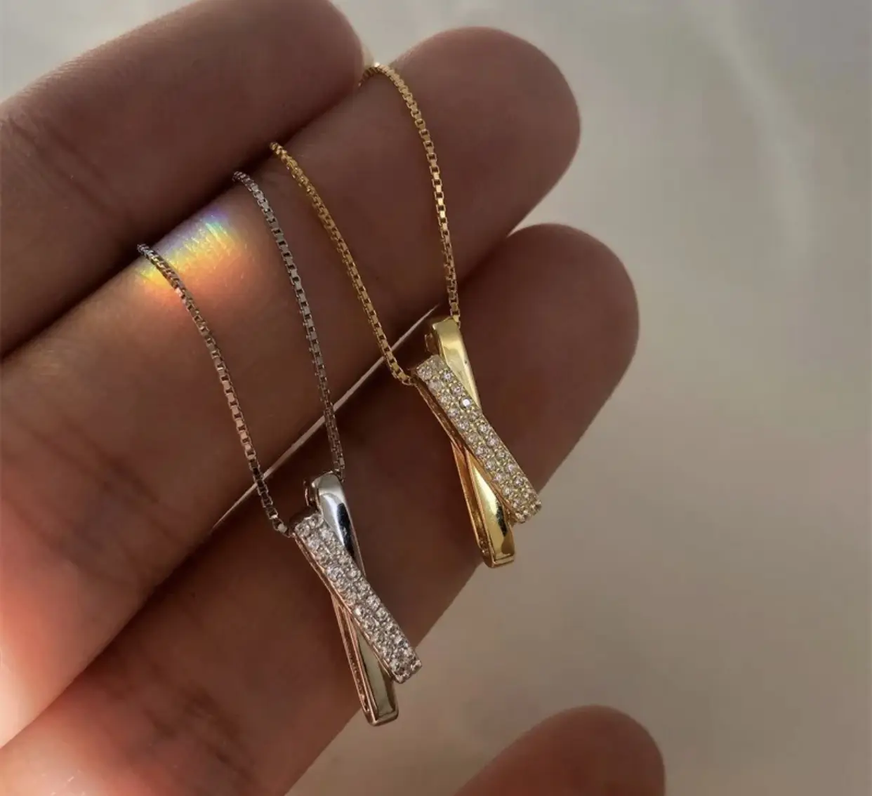 Vue alternative 1 - Collier bijoux tendance pour femme 