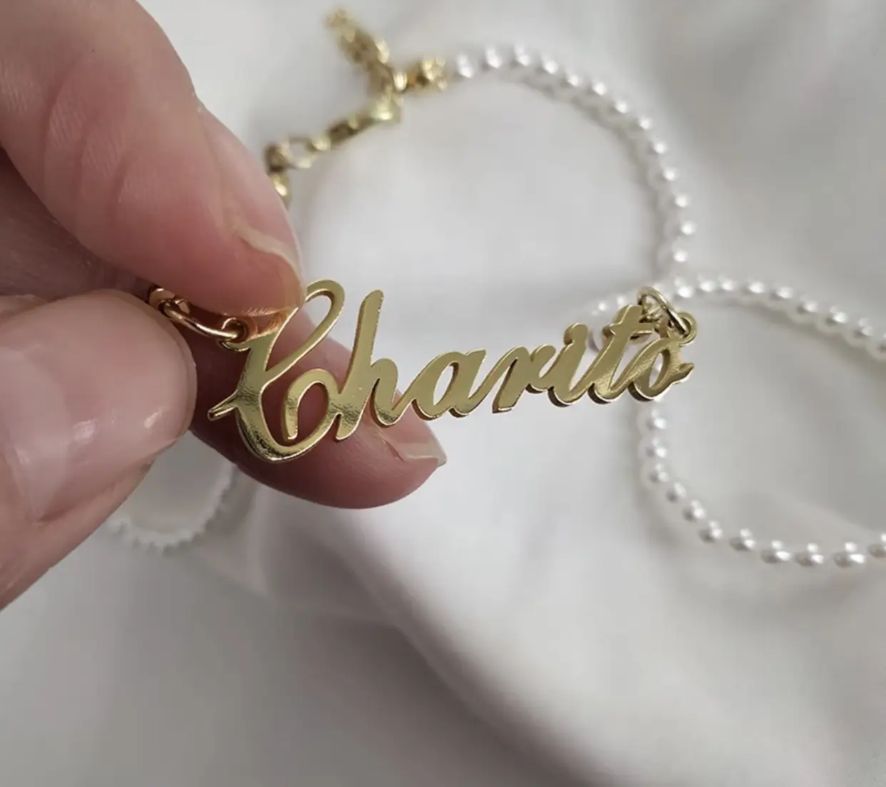 Vue alternative 1 - Collier perles personnalisés 