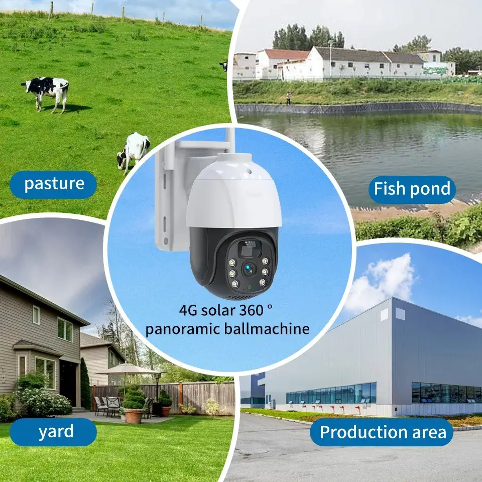 Vue alternative 1 - Caméra de surveillance sans fil solaire 4G 