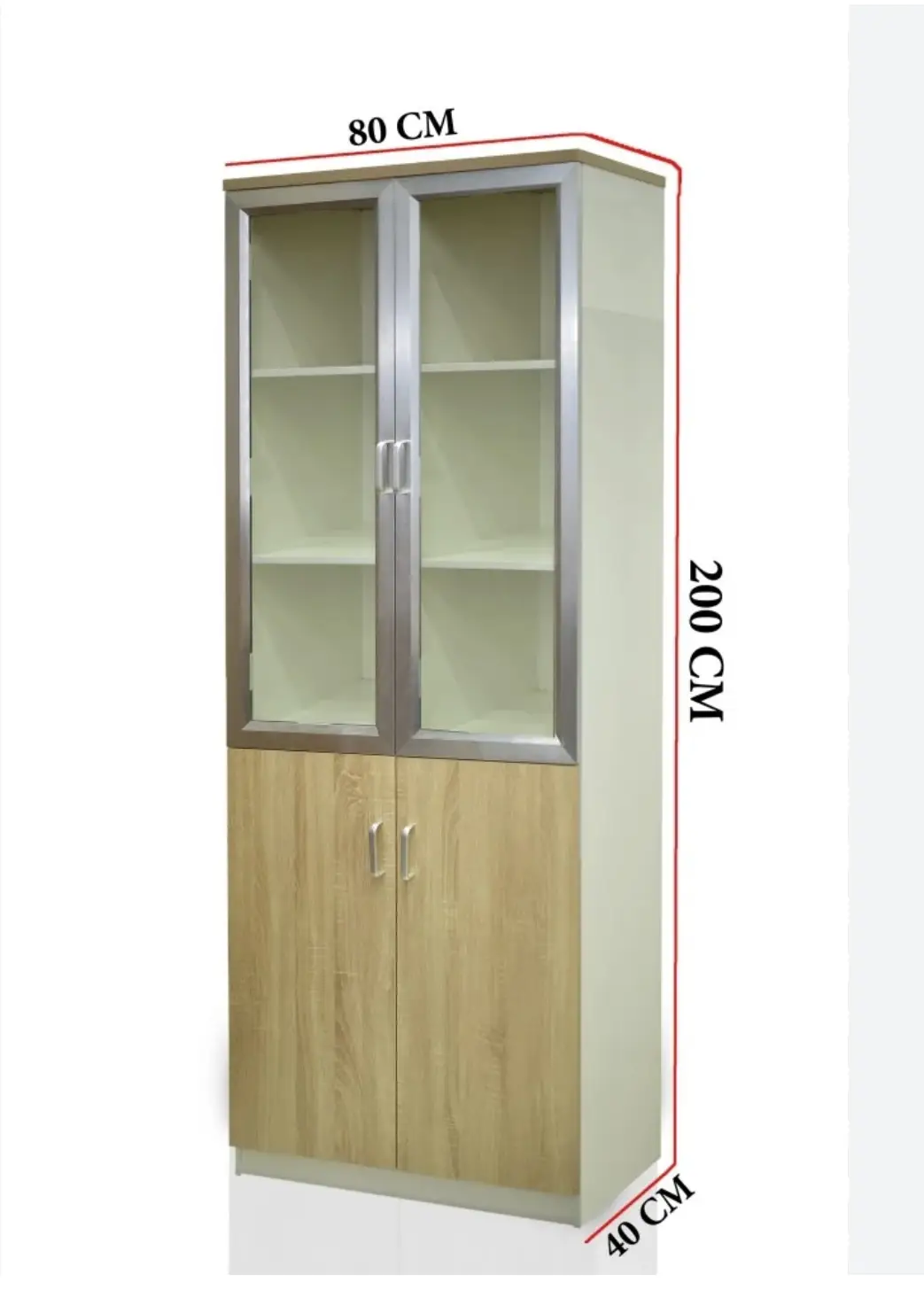 Vue alternative 1 - Armoire 2 Battant 
