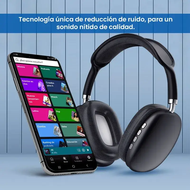 Vue alternative 1 - Casque P9 HiFi - Son Haute Définition pour une Expérience Unique**
