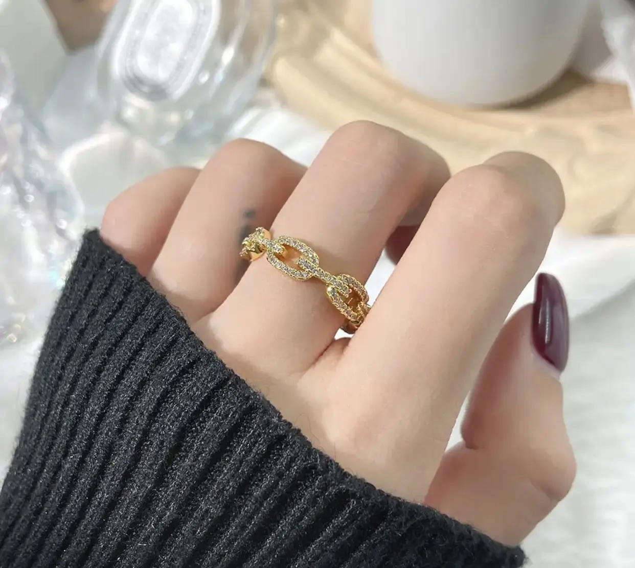 Vue alternative 2 - Bague de fiançailles en argent 