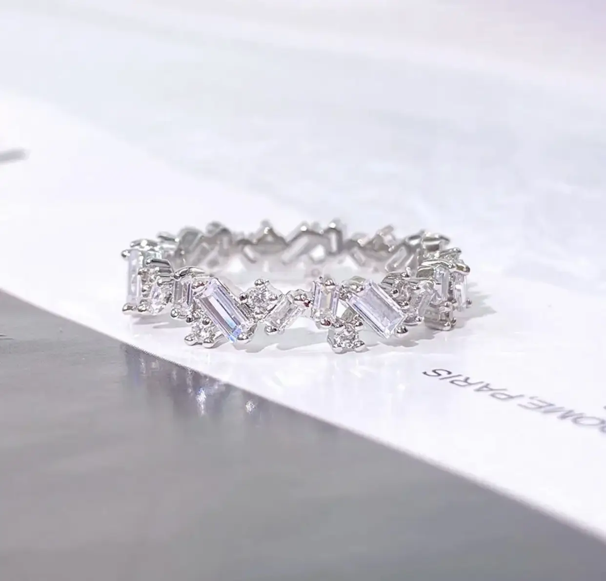 Vue alternative 1 - Bague de fiançailles 