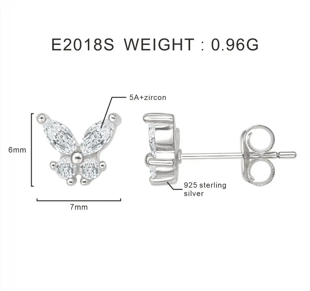 Vue alternative 3 - Ensemble boucles bague en argent 