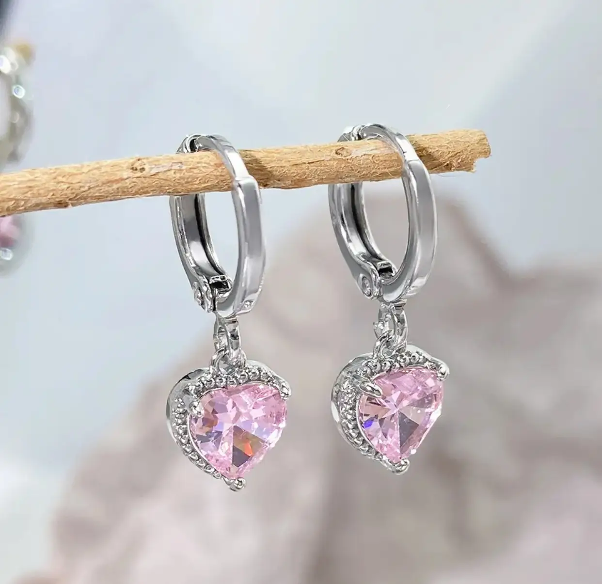 Vue alternative 2 - Collier boucles ensemble en argent 