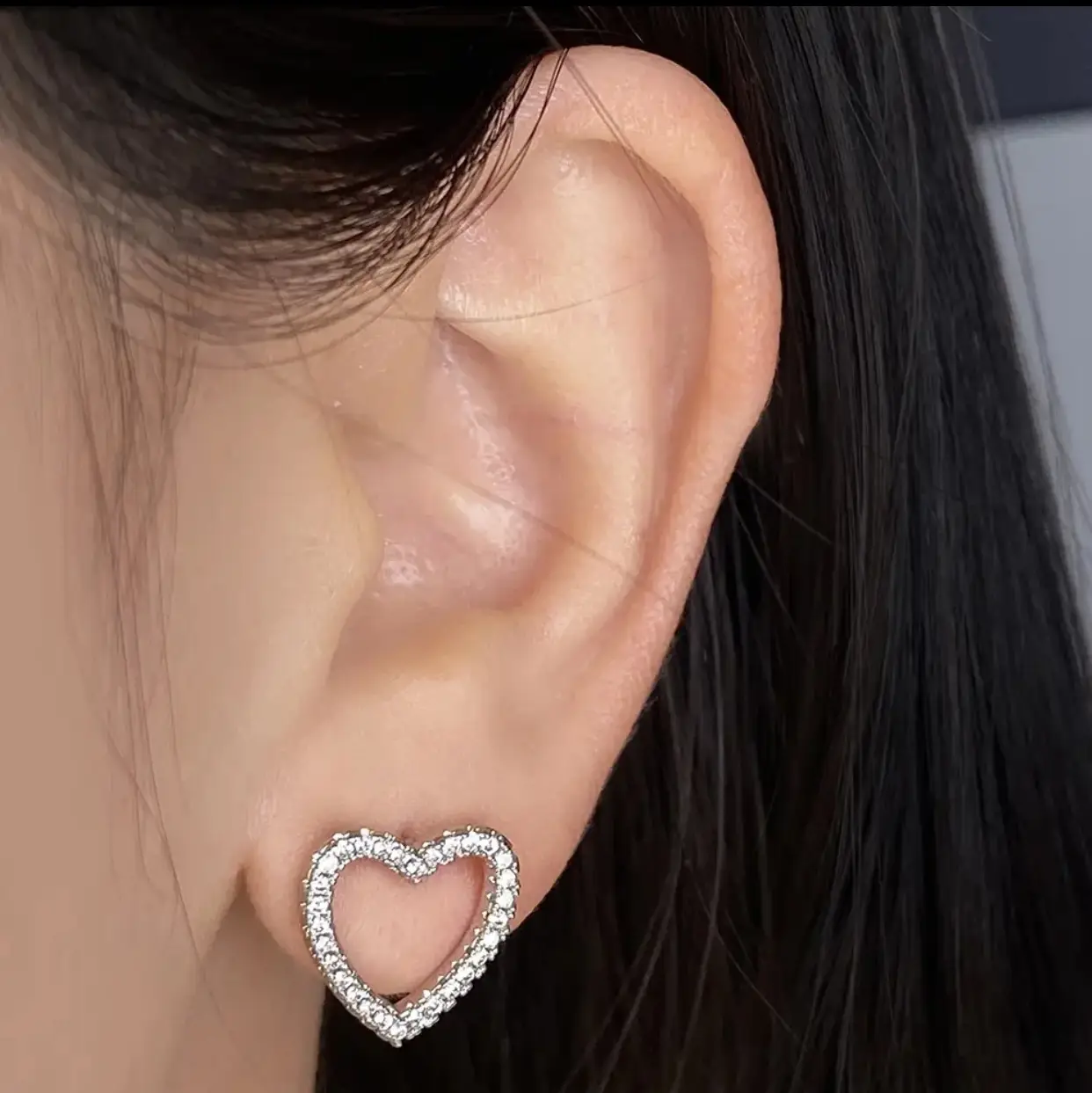 Vue alternative 5 - Ensemble collier boucles en argent 