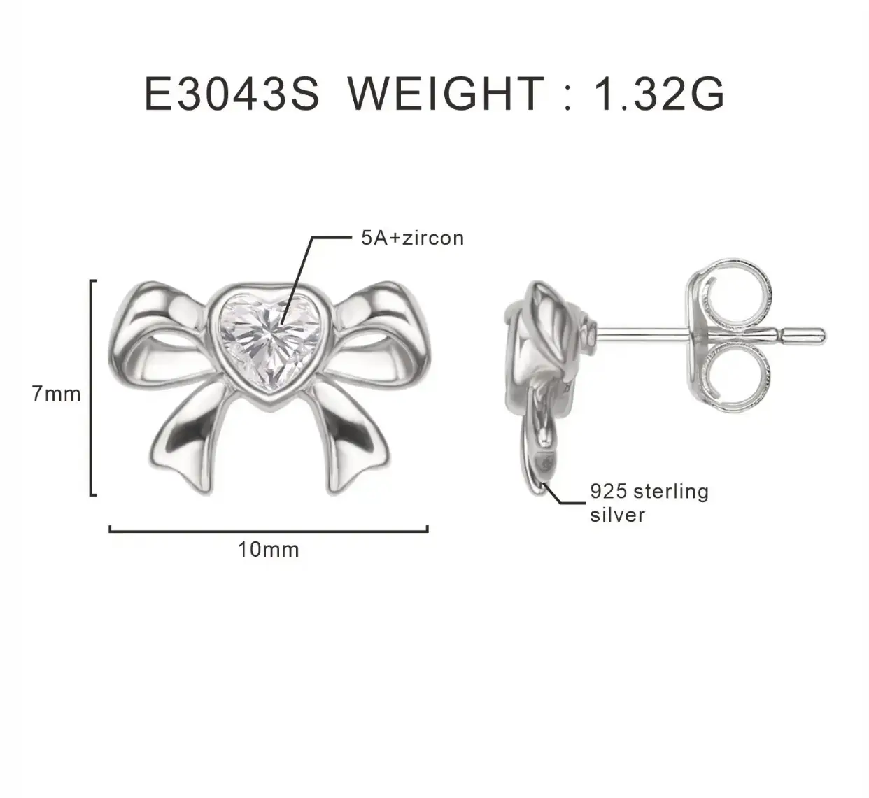 Vue alternative 2 - Ensemble boucles bague en argent 