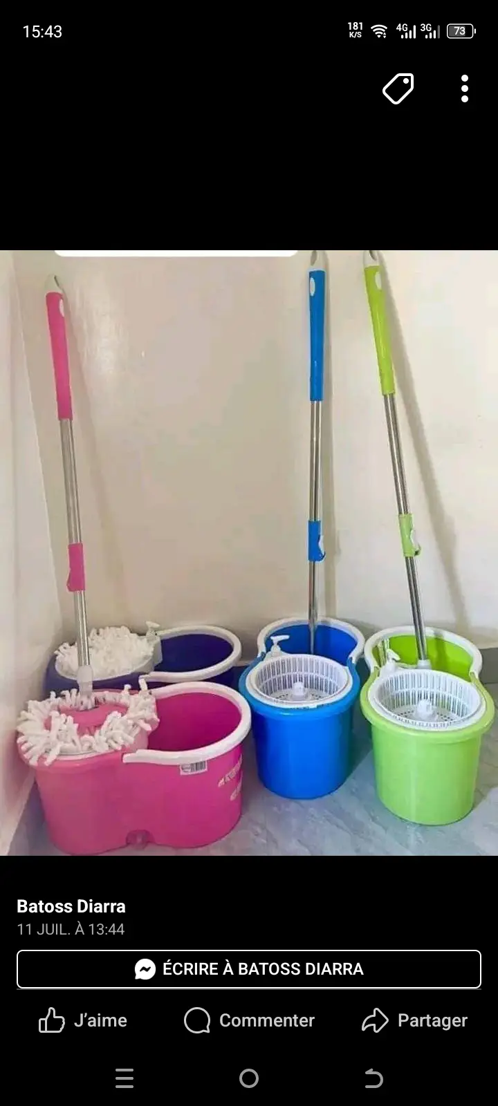 Vue alternative 3 - Serpillère 