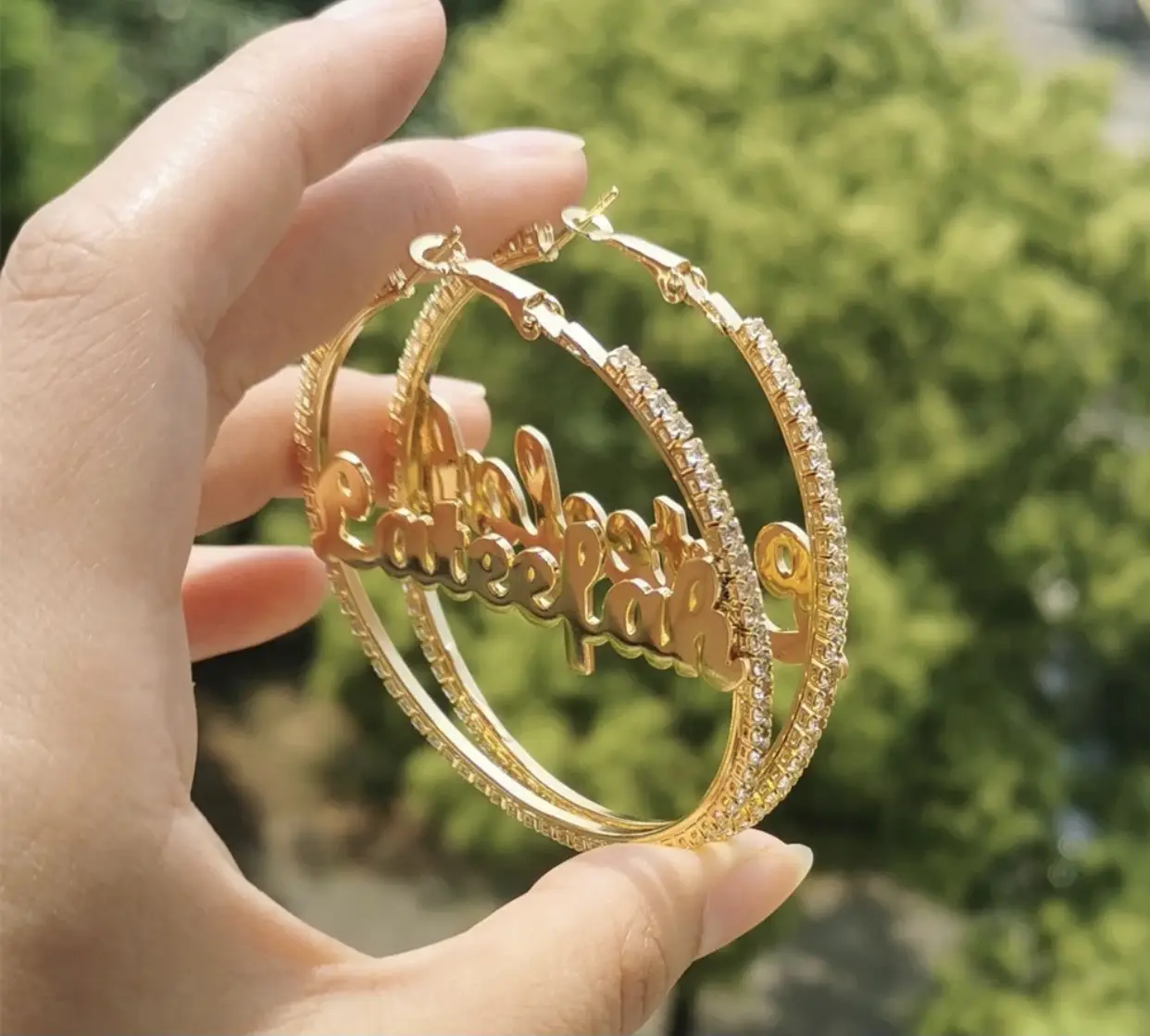 Vue alternative 2 - Boucles d’oreilles personnalisés pour femme 