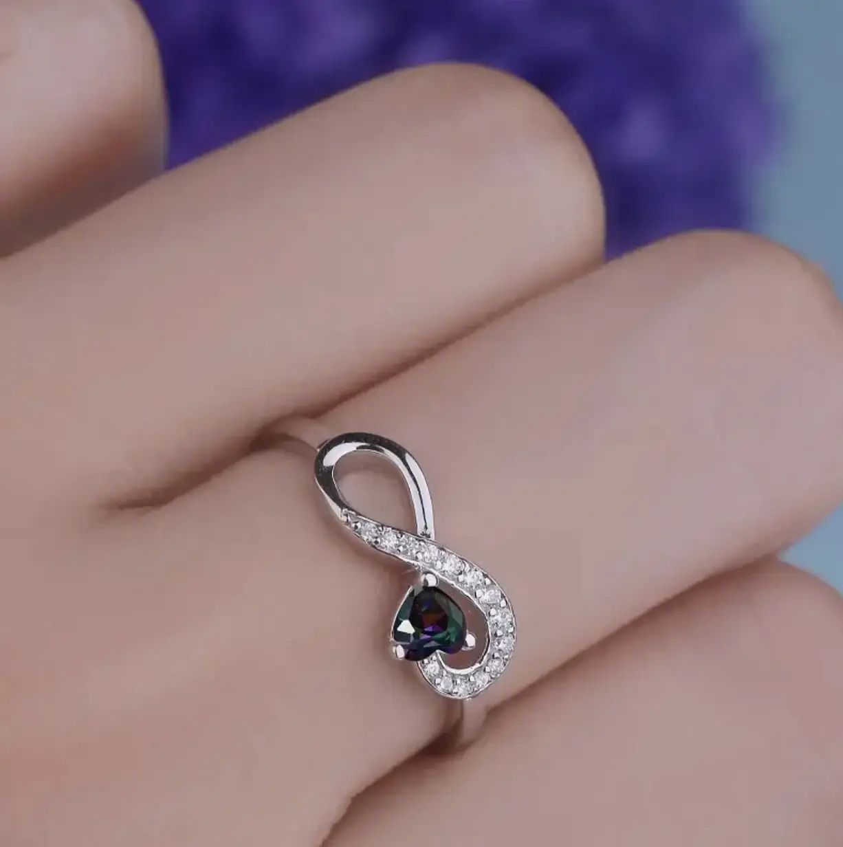 Vue alternative 1 - Bague de fiançailles 
