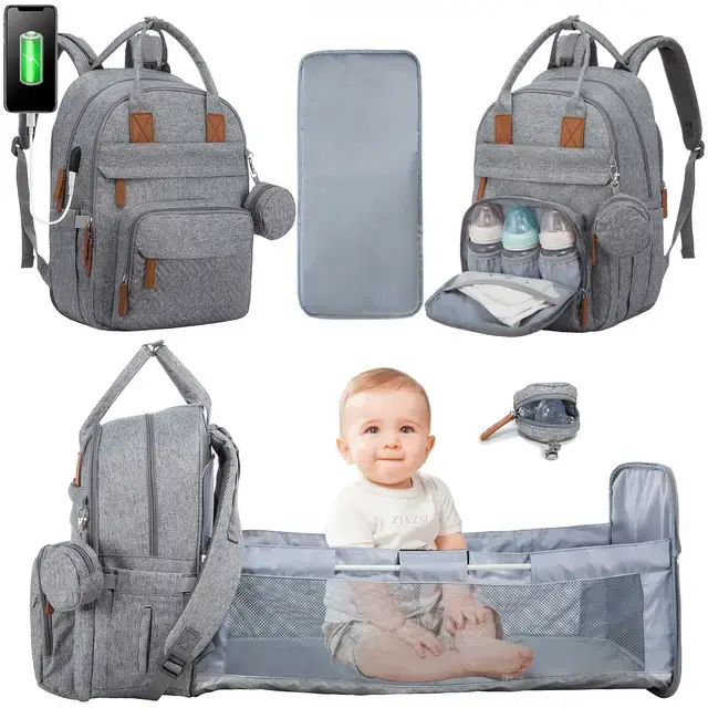 Vue alternative 1 - Sac à langer momie 