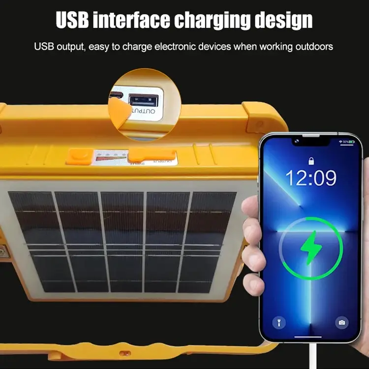 Vue alternative 3 - Lampe solaire portable 
