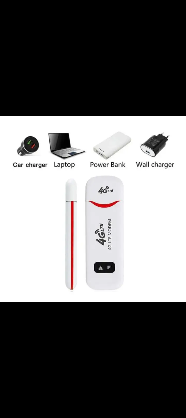 Vue alternative 2 - USB connexion internet 