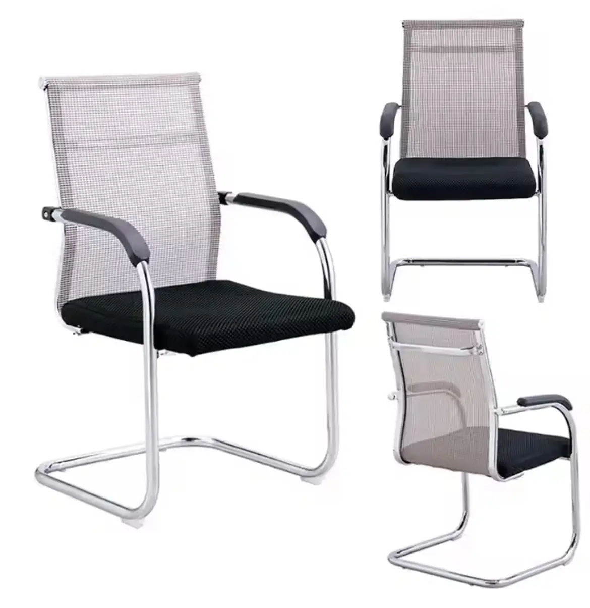 Vue alternative 1 - Chaise visiteurs  avec accoudoir 