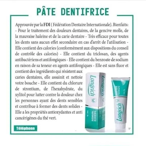 Vue alternative 2 - Pate dentifrices 