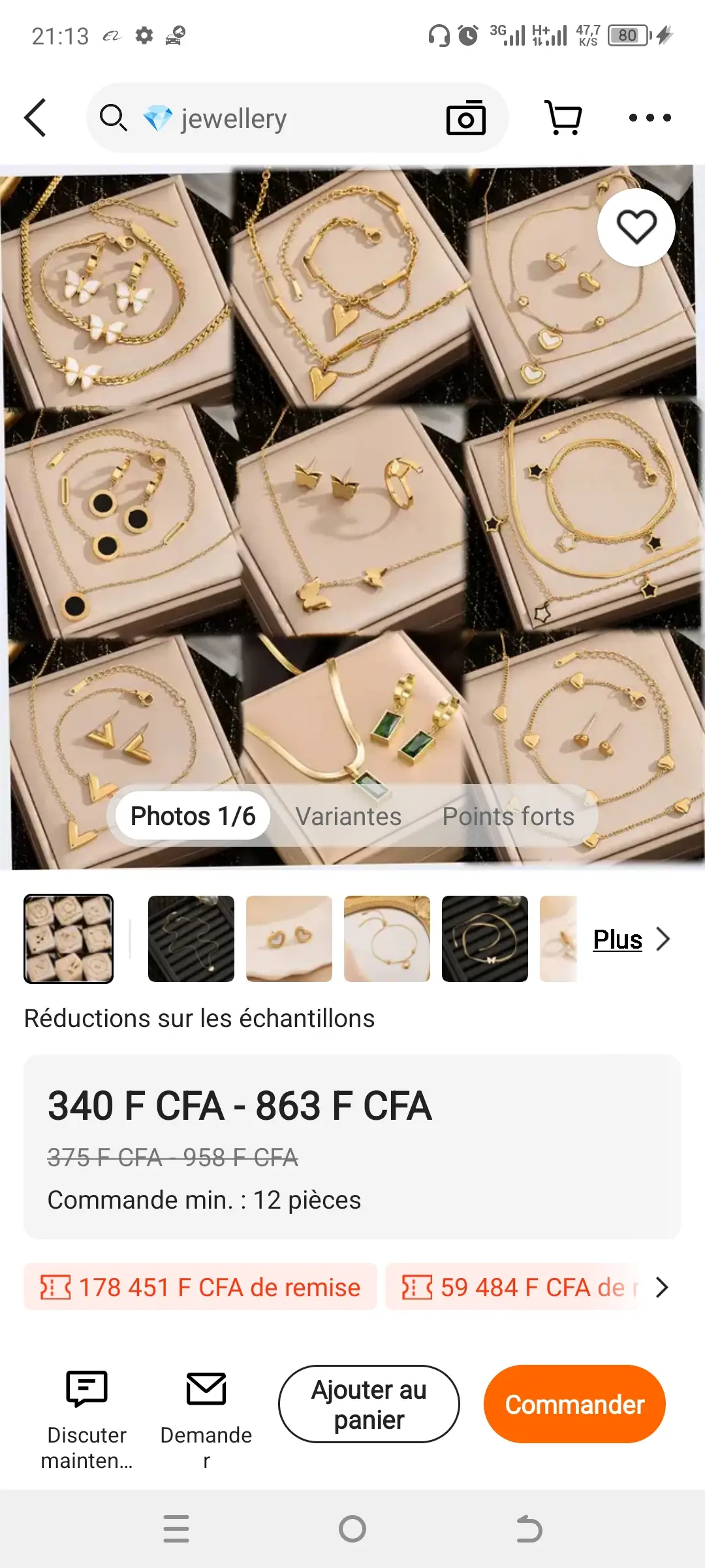Vue alternative 5 - Boucle d'oreille