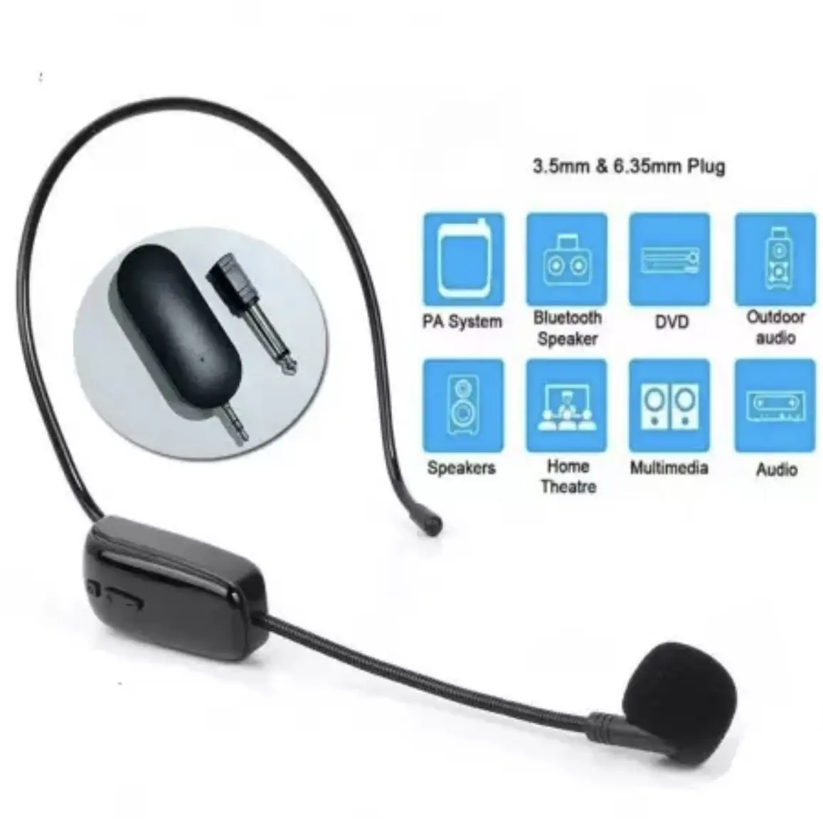 Vue alternative 1 - Microphone Lavalier casque 