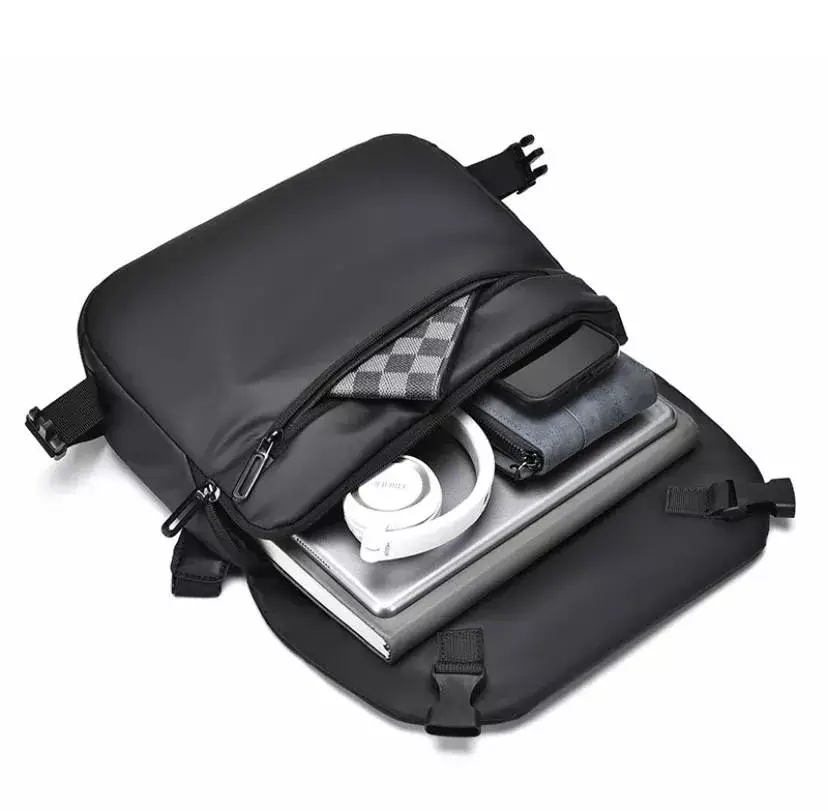 Vue alternative 3 - Sac de messager imperméable Sacs à bandoulière en nylon Sacs à bandoulière 