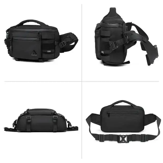 Vue alternative 3 - sac de poitrine étanche pour hommes 